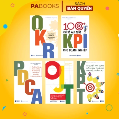 Combo 5 sách Quản Trị Doanh Nghiệp OKR KPI PDCA OJT KPT - Hiệu quả, phát triển đội ngũ