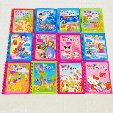 Combo 5 Sách Tô Màu Nước Ma Thuật Cho Bé - Tranh Tô Màu Nhiều Chủ Đề, Giá 65.000