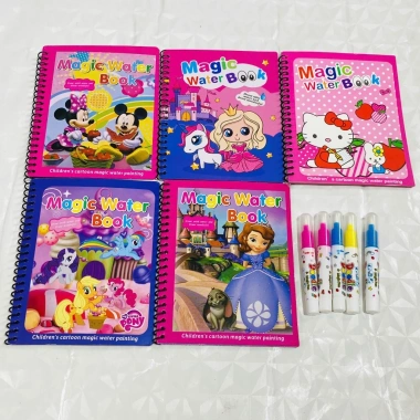 Combo 5 Sách Tô Màu Nước Ma Thuật Cho Bé - Tranh Tô Màu Nhiều Chủ Đề, Giá 65.000