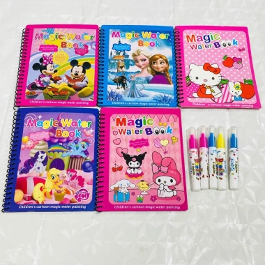 Combo 5 Sách Tô Màu Nước Ma Thuật Cho Bé - Tranh Tô Màu Nhiều Chủ Đề, Giá 65.000
