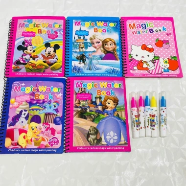 Combo 5 Sách Tô Màu Nước Ma Thuật Cho Bé - Tranh Tô Màu Nhiều Chủ Đề, Giá 65.000