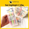 Combo 5 Set 6 Bút Dạ Quang Highlight 2 Đầu Màu Pastel - Giá 32.500₫, Giảm 7.150₫ 7