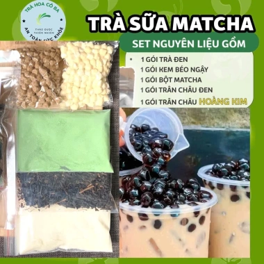 Combo 5 Set Trà Sữa Tự Pha 5 Vị Ngẫu Nhiên - 45‑50 Ly Trà Hoa Cô Ba 99k 5 Combo 5 Set Trà Sữa Tự Pha 5 Vị Ngẫu Nhiên - 45‑50 Ly Trà Hoa Cô Ba 99k 5