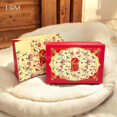 Combo 5 Set Vỏ Hộp Quà Tết Phú Quý Đựng Bánh Mứt, Túi Xách và Vách Ngăn Siêu Đẹp - Giá 60.000đ Tết 2.026 3