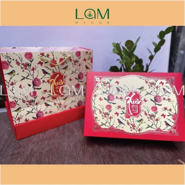 Combo 5 Set Vỏ Hộp Quà Tết Phú Quý Đựng Bánh Mứt, Túi Xách và Vách Ngăn Siêu Đẹp - Giá 60.000đ Tết 2.026 6