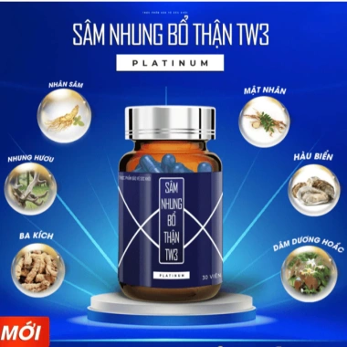 Combo 5 tặng 1 Sâm Nhung Bổ Thận TW3 Platinum 30 viên - Dành riêng cho phái mạnh, giảm giá tới 21,75tr 2