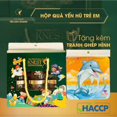 Combo 5 tặng 1 tổ yến chưng KNEST 8-12g - Yến sào Khang chỉ 129k, quà tặng người thân