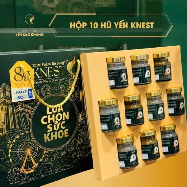 Combo 5 tặng 1 tổ yến chưng KNEST 8-12g - Yến sào Khang chỉ 129k, quà tặng người thân