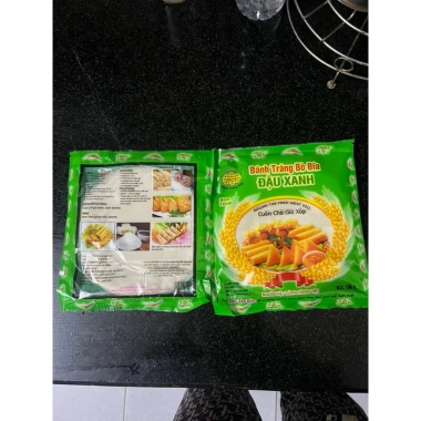 Combo 5 Thép Bánh Tráng Bò Bía Đậu Xanh 16cm - Gói 100gr - Giảm còn 55.000đ 2