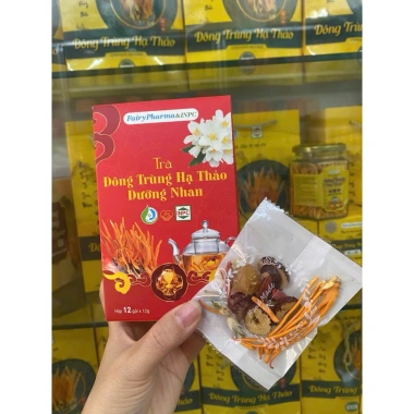 Combo 5 Trà Đông Trùng Hạ Thảo Ngũ Vị 12 Gói Fairy Pharma Giảm Giá 950.000 VND 9