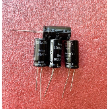 Combo 5 tụ Nicon 1.000uF/25V cao cấp - Giá chỉ 11.483 đồng, tiết kiệm năng lượng
