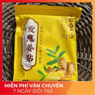 Combo 5 Túi 250 Miếng Cao Dán Gừng Giảm Đau Vai Gáy, Cơ Xương Khớp, Giữ Ấm 25k