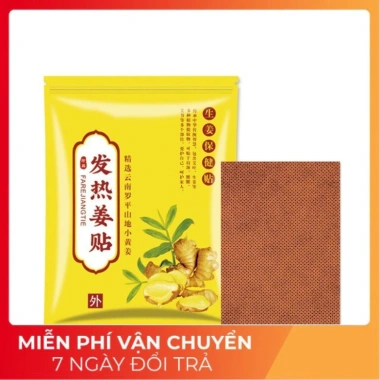 Combo 5 Túi 250 Miếng Cao Dán Gừng Giảm Đau Vai Gáy, Cơ Xương Khớp, Giữ Ấm 25k