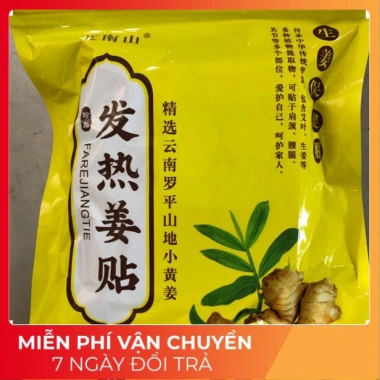 Combo 5 Túi 250 Miếng Cao Dán Gừng Giảm Đau Vai Gáy, Cơ Xương Khớp, Giữ Ấm 25k