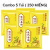 Combo 5 Túi 250 Miếng Cao Dán Gừng Giảm Đau Vai Gáy, Cơ Xương Khớp, Giữ Ấm 25k 10
