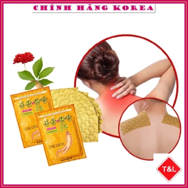 Combo 5 túi Cao dán hồng sâm Himena Hàn Quốc 20 miếng Chính hãng 139.000₫ 2