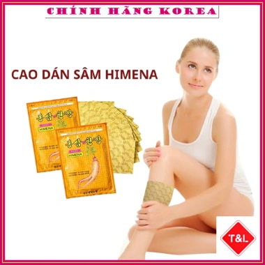 Combo 5 túi Cao dán hồng sâm Himena Hàn Quốc 20 miếng Chính hãng 139.000₫ 6