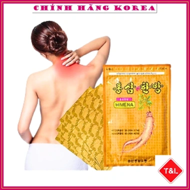 Combo 5 túi Cao dán hồng sâm Himena Hàn Quốc 20 miếng Chính hãng 139.000₫ 7