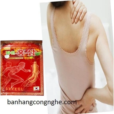 Combo 5 Túi Cao Dán Sâm Giảm Đau Đỏ Power Hàn Quốc Cao Cấp - Giá 128.000 VND 2 Combo 5 Túi Cao Dán Sâm Giảm Đau Đỏ Power Hàn Quốc Cao Cấp - Giá 128.000 VND 2