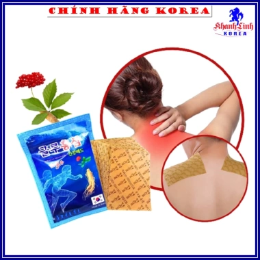 Combo 5 túi Cao dán sâm Hàn Quốc Glu Xanh 20 miếng Giá ưu đãi 148.000đ 2