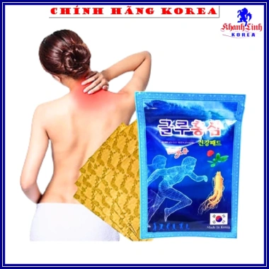 Combo 5 túi Cao dán sâm Hàn Quốc Glu Xanh 20 miếng Giá ưu đãi 148.000đ 7