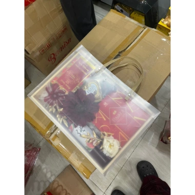 Combo 5 túi mika đựng set quà Tết khay chữ nhật siêu đẹp dày dặn giá chỉ 84.900đ