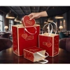 Combo 5 Túi Quà Đỏ Quai Cói Đinh Tán - Túi Quà Sinh Nhật Valentine Lễ Tết Sang Trọng 3