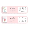 Combo 5 Túi Zip Lụa Mờ In Hình Đồ Mẹ Bé - Quần Áo, Giày Dép, Vớ Du Lịch 32.000₫ 9