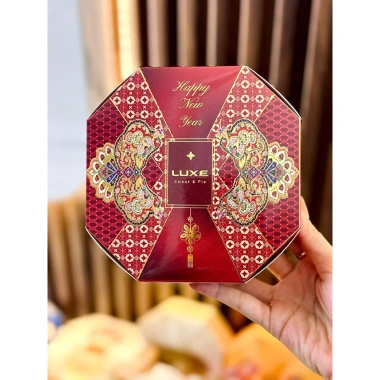 Combo 5 Vỏ Hộp Khuyết Góc Đựng Bánh Kẹo - Hộp Bát Giác Sang Trọng, Giỏ Quà Tết Giá 22.500 VND 4