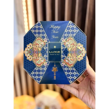 Combo 5 Vỏ Hộp Khuyết Góc Đựng Bánh Kẹo - Hộp Bát Giác Sang Trọng, Giỏ Quà Tết Giá 22.500 VND 8