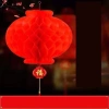 Combo 50-100 Đèn Lồng Đỏ Tổ Ong Nilon Chữ Phúc - Giá sỉ 49k, Trang trí Tết và Cưới 8