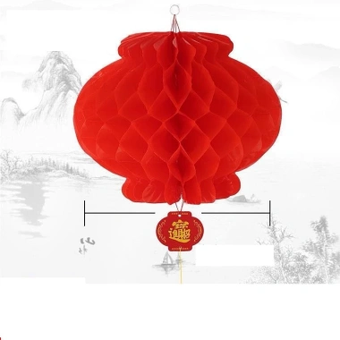 Combo 50-100 Đèn Lồng Đỏ Tổ Ong Nilon Chữ Phúc - Giá sỉ 49k, Trang trí Tết và Cưới