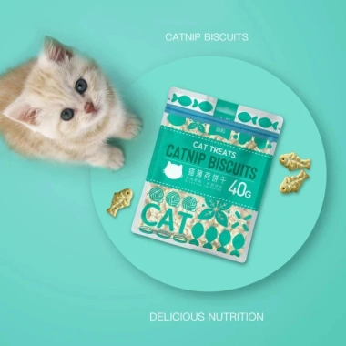 Combo 50-100 Gói Bánh Cá CATNIP BISCUITS 40g - Hoả Tốc 21H, Bánh Thưởng Cho Mèo, Giá chỉ 490.000 VND 7