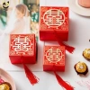 Combo 50-100 hộp quà cưới giấy đa năng: bánh pía, sen, trà, kẹo, xếp tráp - giá chỉ 89.000₫ 2