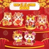 Combo 50 Bao Lì Xì Tết 2.026 Chibi Dễ Thương Phản Quang Đầy Đủ Mẫu Giá 16.000₫