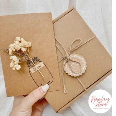 Combo 50 bộ hộp quà tặng vintage đa kích cỡ Menystore - Giá ưu đãi 160.000 VND