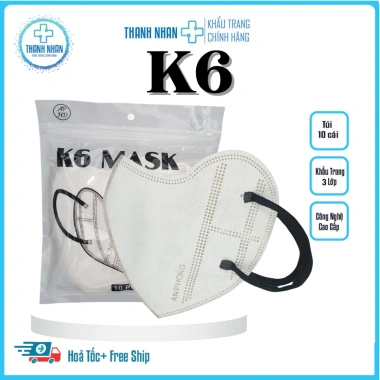 Combo 50 Cái Khẩu Trang 6A K6 Careion Dây Đeo Bản Lớn 3D Chống Nắng Chống Bụi Hottrend 2.023 Giá 9.506₫