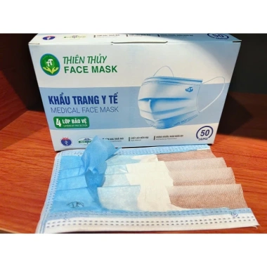 Combo 50 Cái Khẩu Trang Y Tế 4 Lớp Thiên Thủy L2 - Chống Nắng, Bụi, UV, Giá 19.000₫ 7