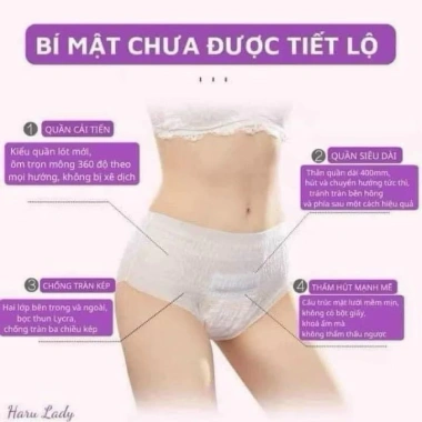 Combo 50 chiếc Băng Vệ Sinh Trần Quần Enjoy Cool Kháng Khuẩn Size 35-80kg Giá 115.000₫