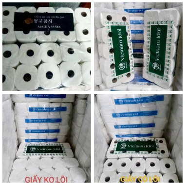 Combo 50 Cuộn Giấy Hàn Quốc VN Idol Sạch Trắng Dài - Giá ưu đãi 19.989 VND