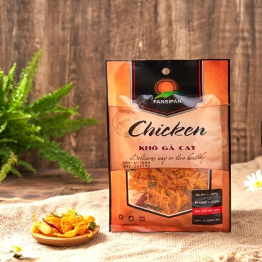 Combo 50 Gói Khô Bò Gà Heo Cháy Tỏi 50g Chính Hãng Fansipan - Giảm Giá 235k