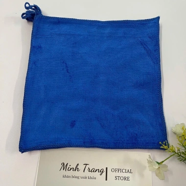 Combo 50 khăn vuông microfiber 25x25cm, móc treo, thấm hút tốt, lau ô tô, kính, giá 195k