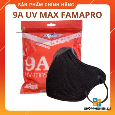 Combo 50 khẩu trang 9A UV Max 5 lớp dày mịn Famapro thoải mái giảm còn 69.000đ