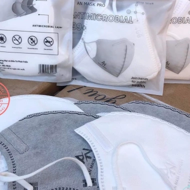 Combo 50 khẩu trang N99 Anmask 5 lớp kháng khuẩn size lớn - giá 15.000đ