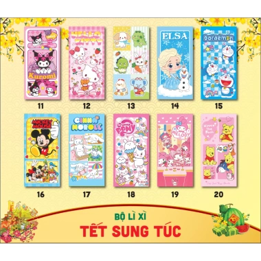 Combo 50 Lì Xì Random Truyền Thống Tết 2.026 - Lì Xì Ngựa Độc Đáo, Tặng Túi Bóng 100c, Giá 12.000₫ 3