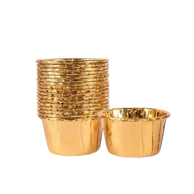 Combo 50 ly cupcake lớn màu vàng bạc - Giá ưu đãi 50.000đ, chất lượng cao 6