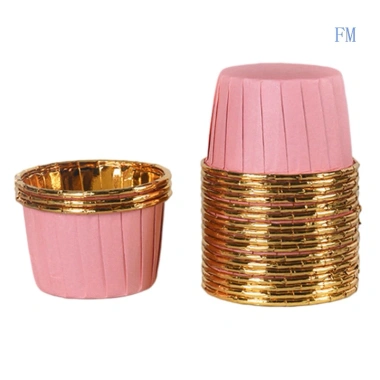 Combo 50 ly cupcake lớn màu vàng bạc - Giá ưu đãi 50.000đ, chất lượng cao 8