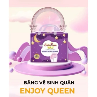 Combo 50 miếng Băng Vệ Sinh Enjjoy Lady - Bao Tím, Size 30-70kg, Giá chỉ 175.557₫
