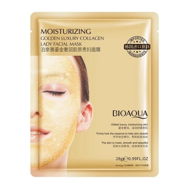 Combo 50 Miếng Mặt Nạ Thủy Tinh Collagen Bioaqua Mix Đủ Màu Dưỡng ẩm Sáng da 300k