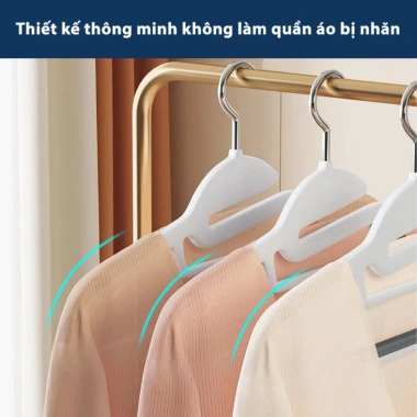Combo 50 Móc Nhựa Treo Quần Áo Chống Trượt Xoay 360 Độ - Dẻo Đàn, Giá 45.000 VNĐ